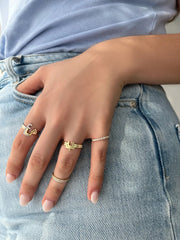 Thin Duo Rings - HIBA JABER